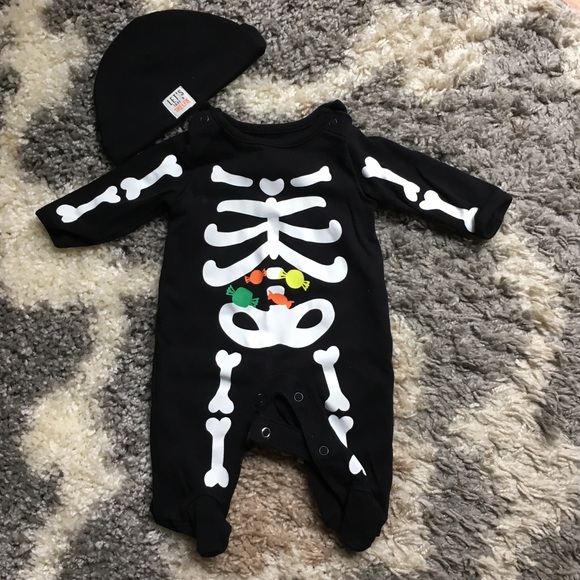 Carter's Other - NB skeleton onesie